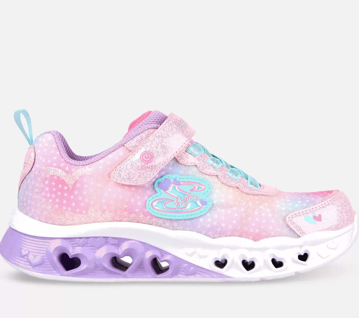 Børn SKECHERS Flutter Heart Lights - Simply Love