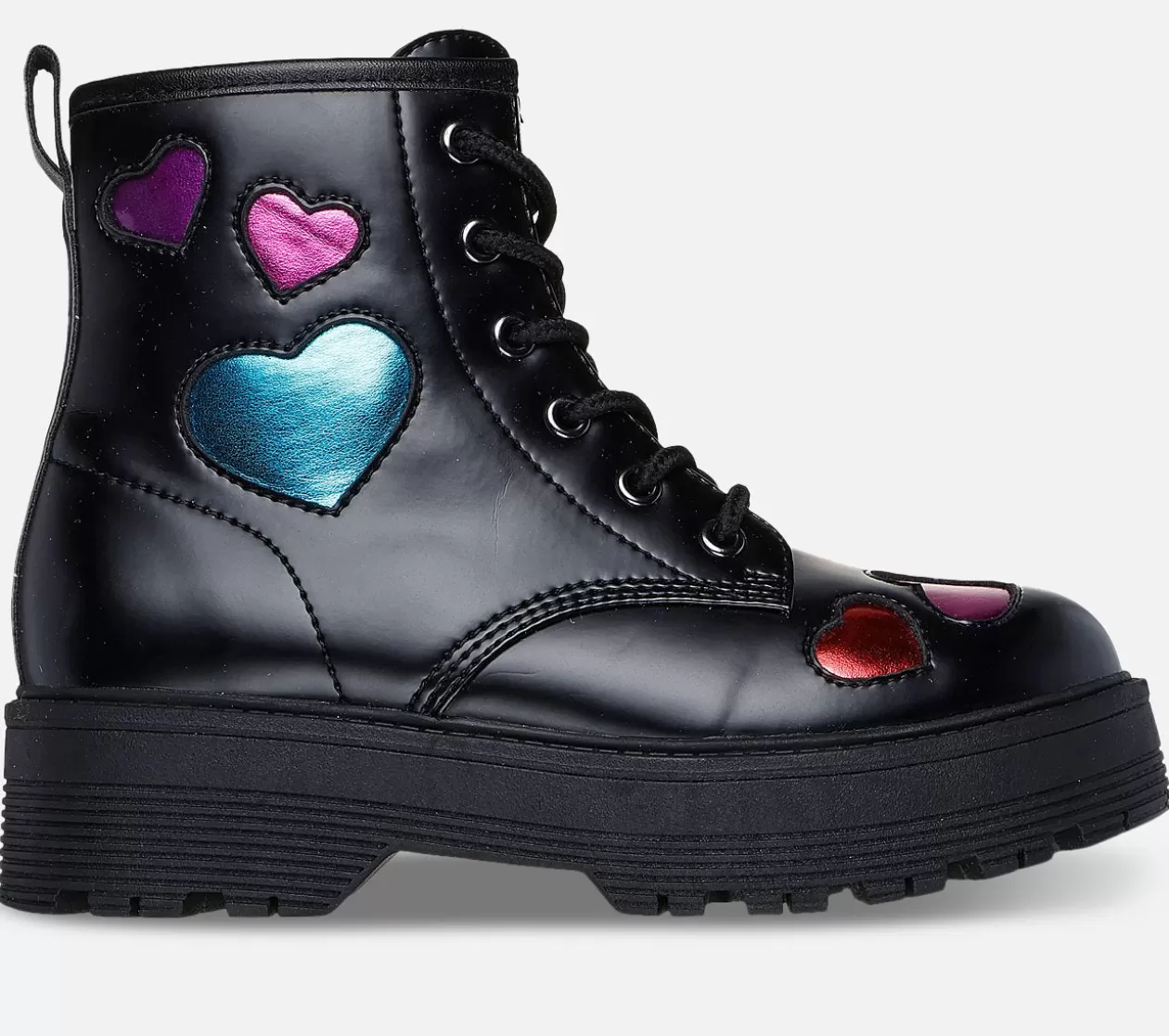 Børn SKECHERS Gravlen Hi - Metallic Heart